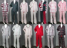 2025 VICTORIA'S SECRET Cotton Flannel Long PJ 2-pc Set S, M, L, XL Regular NEW