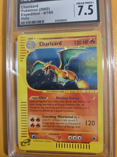 Charizard graded CGC 7.5 for sale on eBay