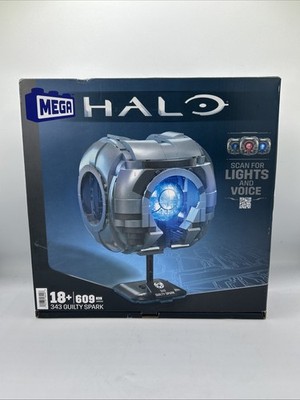 MEGA Halo 343 Guilty Spark 609 pcs Building Set Lights & Voice HHR99 New Sealed
