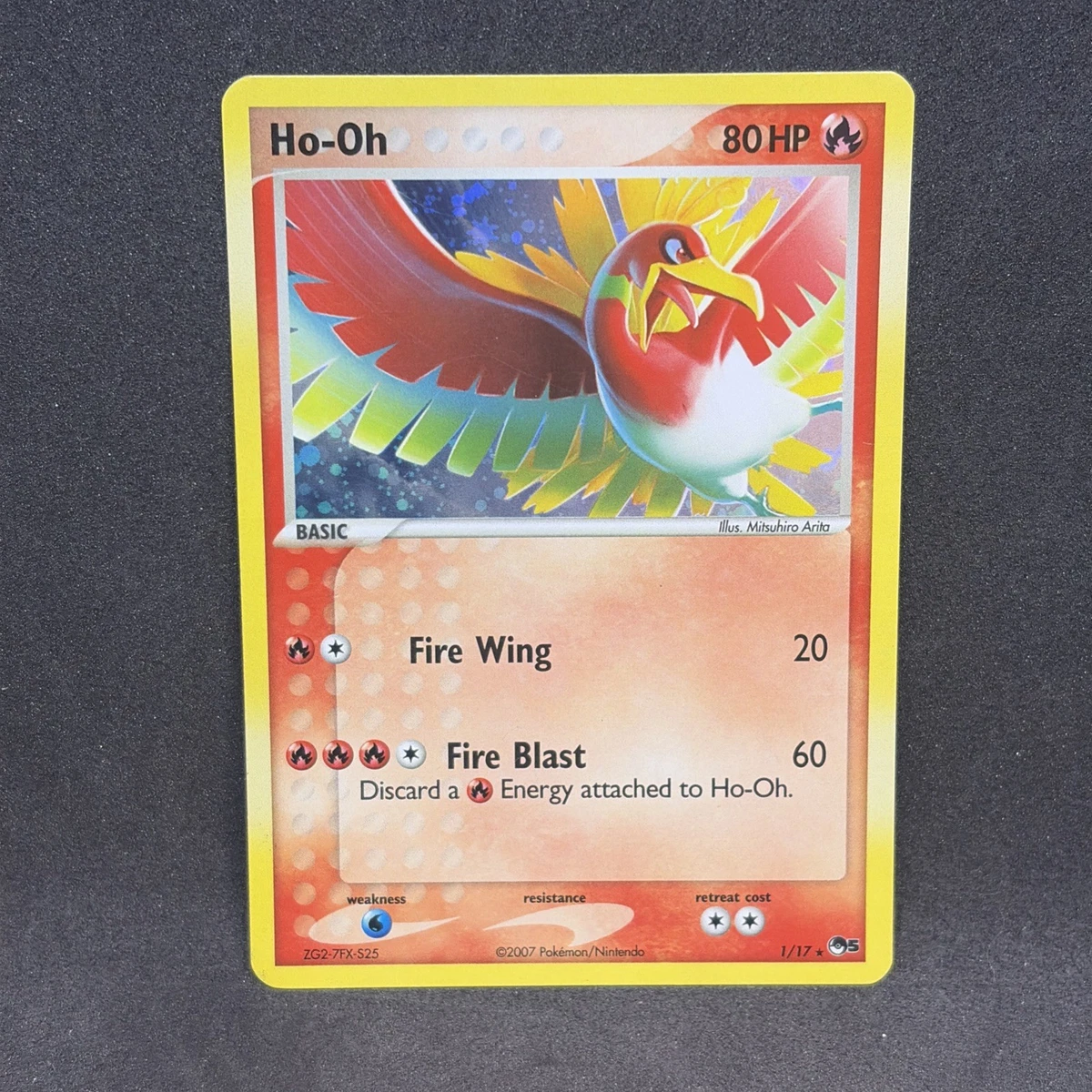 Ho-Oh Pokémon TCG Professional Sports Authenticator (PSA