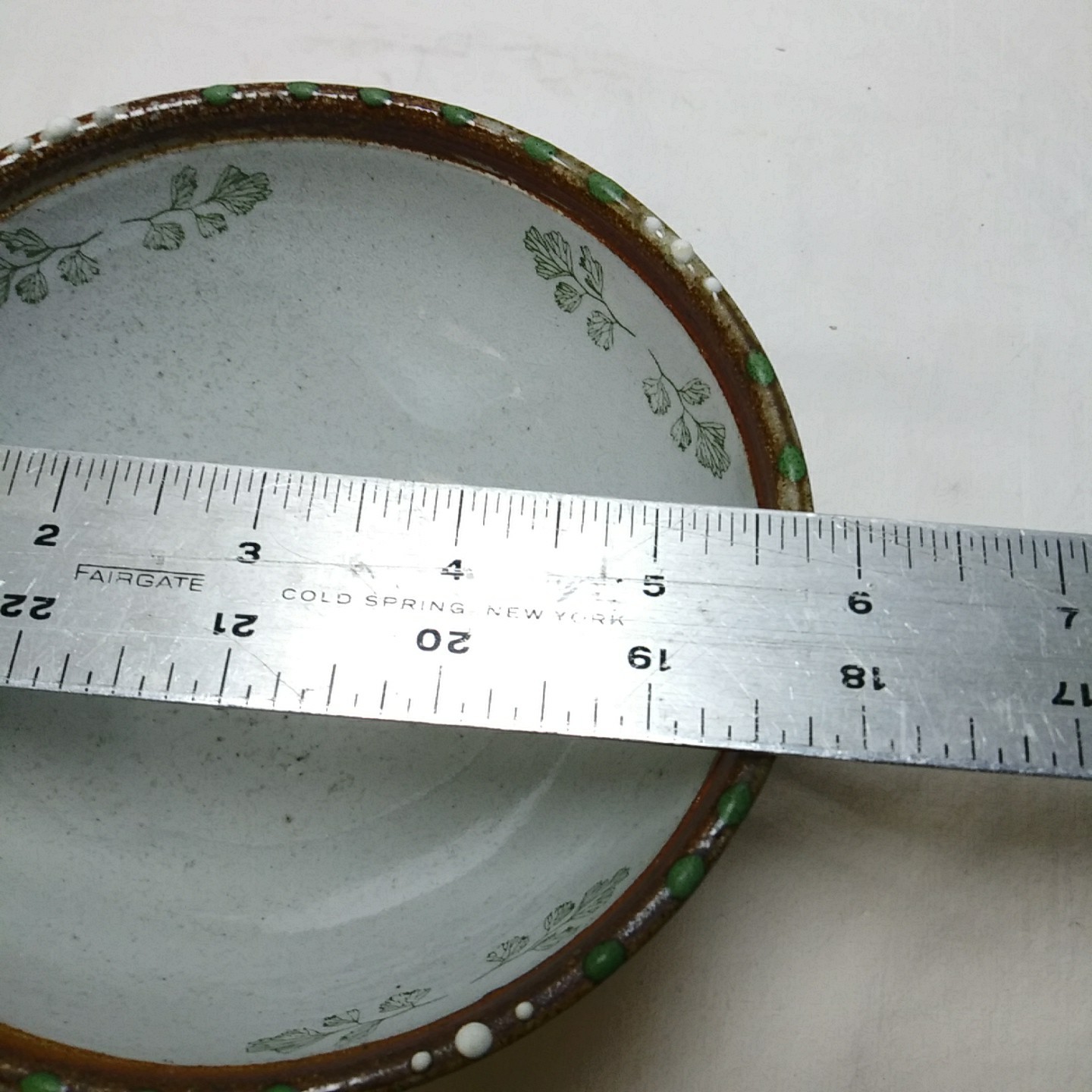 Handmade Studio Dish 6" Asian Bowl Signed Susan Wills Ceramic Pottery