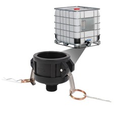275 330 Gallon IBC Tote Water Tank Drain Adapter 2"Cam Lock for Garden Hose 3/4"