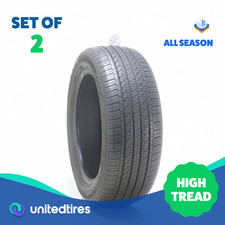 Set Of 2 Used 21555r17 Nexen Npriz Ah8 94v - 8.532 Set Of 2 Used 21555r17 Nexen Npriz Ah8 94v - 8.532