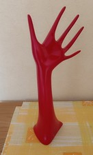 Schmuckhalter, Ringhalter, rote Hand