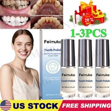 1-3PACK 5ml Tooth Polish,Tooth Paint, Natural Teeth Whitening Paint USA  20 off  