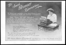 1909 * ADVERTISING Smith Premier Typewriter  Ten Model   (94) thumbnail
