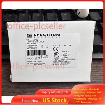 Brand New 1734SC-IF4U Spectral Control 4 CH Universal Analysis Input US Free Tax