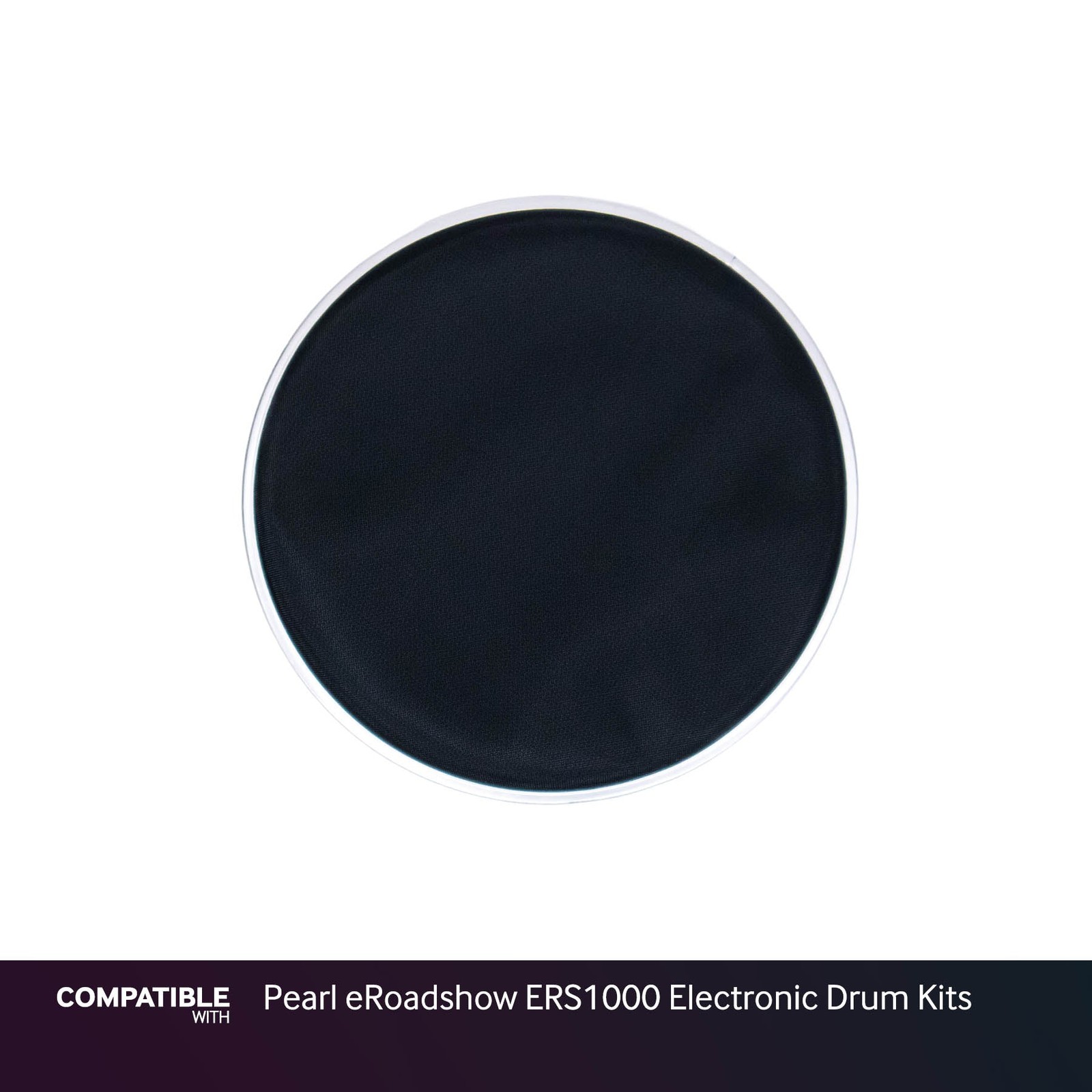 Black 8" Mesh Drum Head for Pearl eRoadshow ERS1000 Electronic Drum Kits