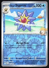 Pokemon Destined Rivals SV10 Misty's STARMIE Reverse Holo 047/182 A05
