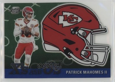 2023 Panini Contenders Optic Xs and Os Blue Prizm 42/99 Patrick Mahomes II 2h5
