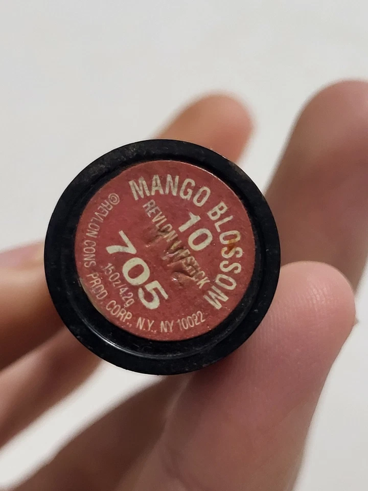 Revlon Super Lustrous Lipstick Mango Blossom Creme 10 705 NOS Discontinued New - Image 3 of 4