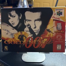 GoldenEye 007 Bond Nintendo 64 N64 Complete CIB Manual Box Inserts AUTHENTIC !!!