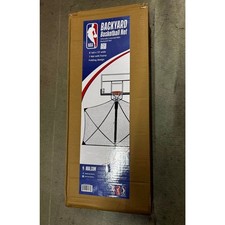 NBA Official 8 x10 Folding Basketball Backstop Net, All-Weather, Black