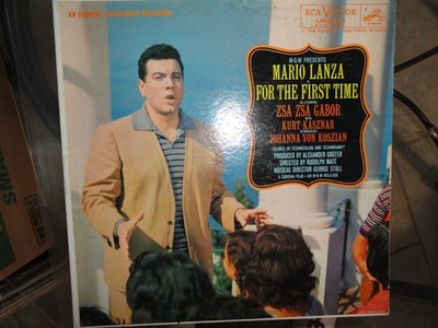 VINYL RECORD LP S FOR THE FIRST TIME #1 MARIO LANZA ORIG SOUNDTRACK RCA LM-2338