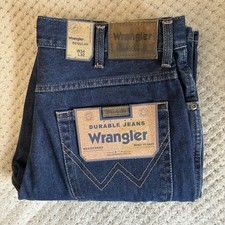 Jeans Wrangler taglia W34 misure W33 L32 blu scuro regular fit gamba dritta nuovi con etichette