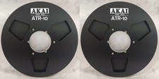 One Pair 10.5'' Black Akai ATR-10 Tape Reel High Quality Aluminum Take Up Reel