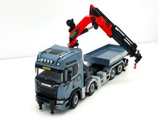 Scania R highline CR20H palfinger crane PK1350TEC + jib WSI truck models 1:50