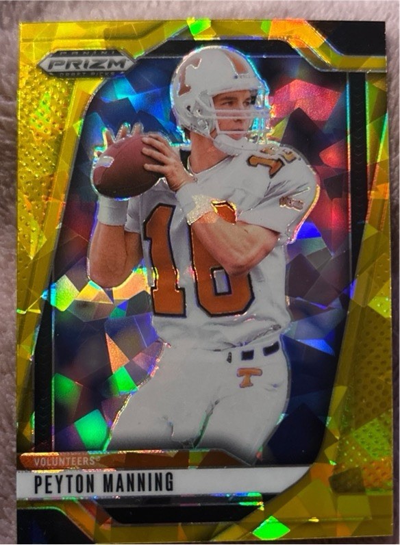 Panini 2025 Prizm Draft Picks Peyton Manning #195 Tennessee Volunteers Parallel