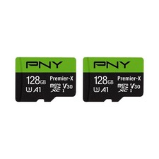 128GB MicroSDXC Flash Memory Card 2-Pack, C10 U3 V30 A1, UHS-I, High Speed Stora