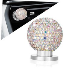 Bling Car Push Start Button Cover, Crystal Rhinestone One Touch Start Ring AB