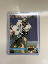 1991 Topps Stadium Club Ricky Watters #60 San Francisco 49ers Football Card