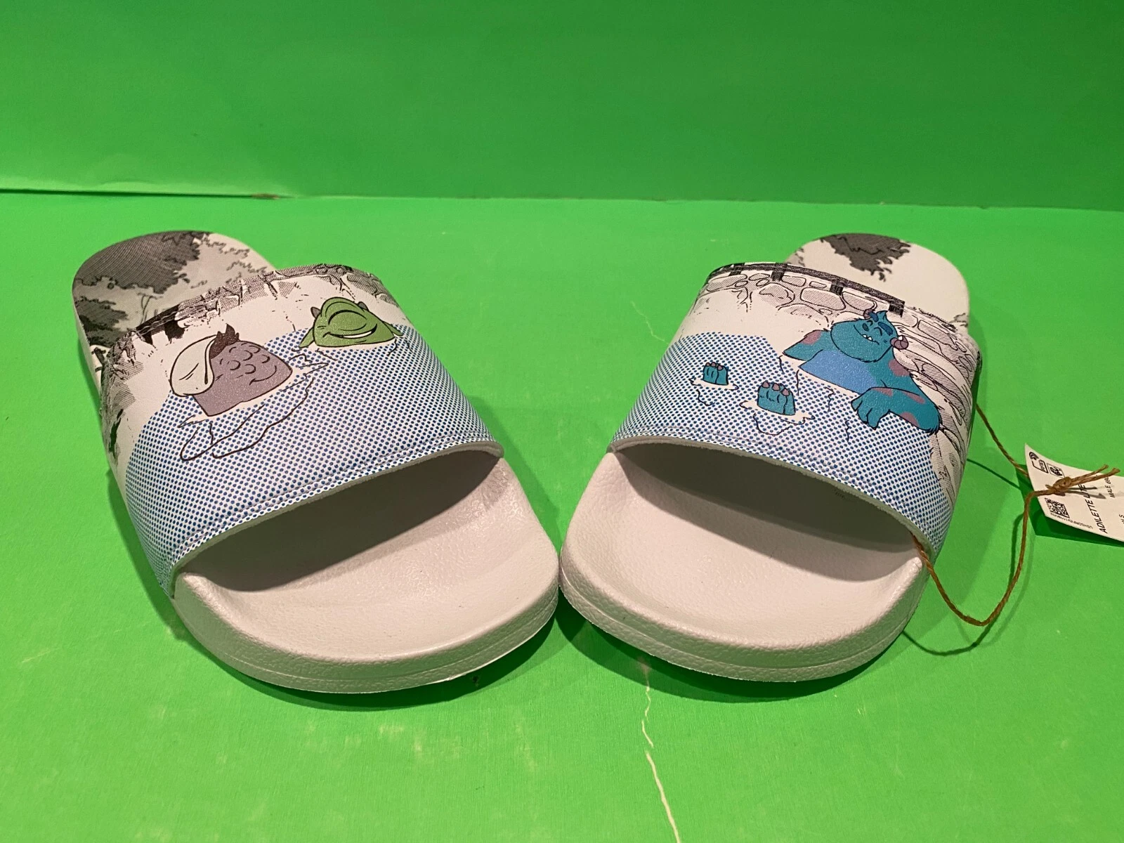 NUOVO ADIDAS MIKE SULLY MONSTERS INC. ADILETTE LITE SLIDE UOMO 7 TOY STORY DISNEY