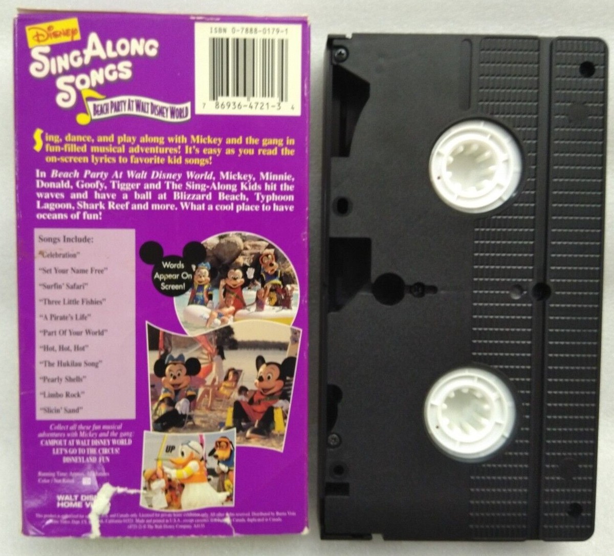 アメリカ版★シングアロング ビデオ 15本 セット ディズニー セサミストリート VHS Disneys Sing Along Songs Mickeys Fun Songs Beach Party