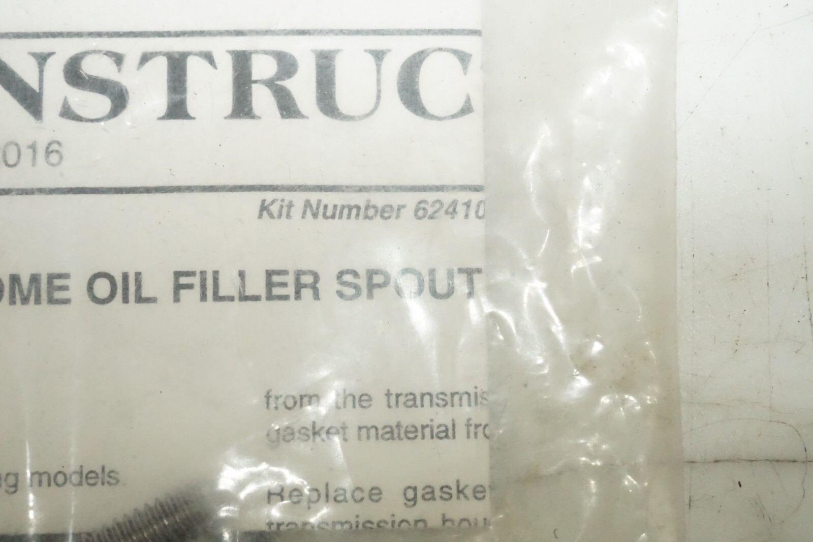 Harley Davidson 99 Later Touring Models Chrome Oil Fill Spout Kit  