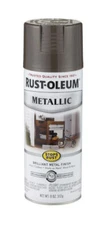 12 Oz Dark Bronze Metallic Stops Rust Spray Paint [Set of 6]
