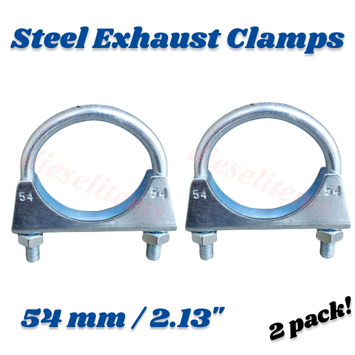 Exhaust U bolt Clamps steel 54MM ID 2.13