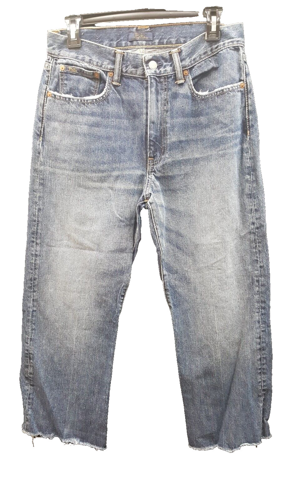 Женские джинсы Polo Ralph Lauren с высокой посадкой, синие, 28