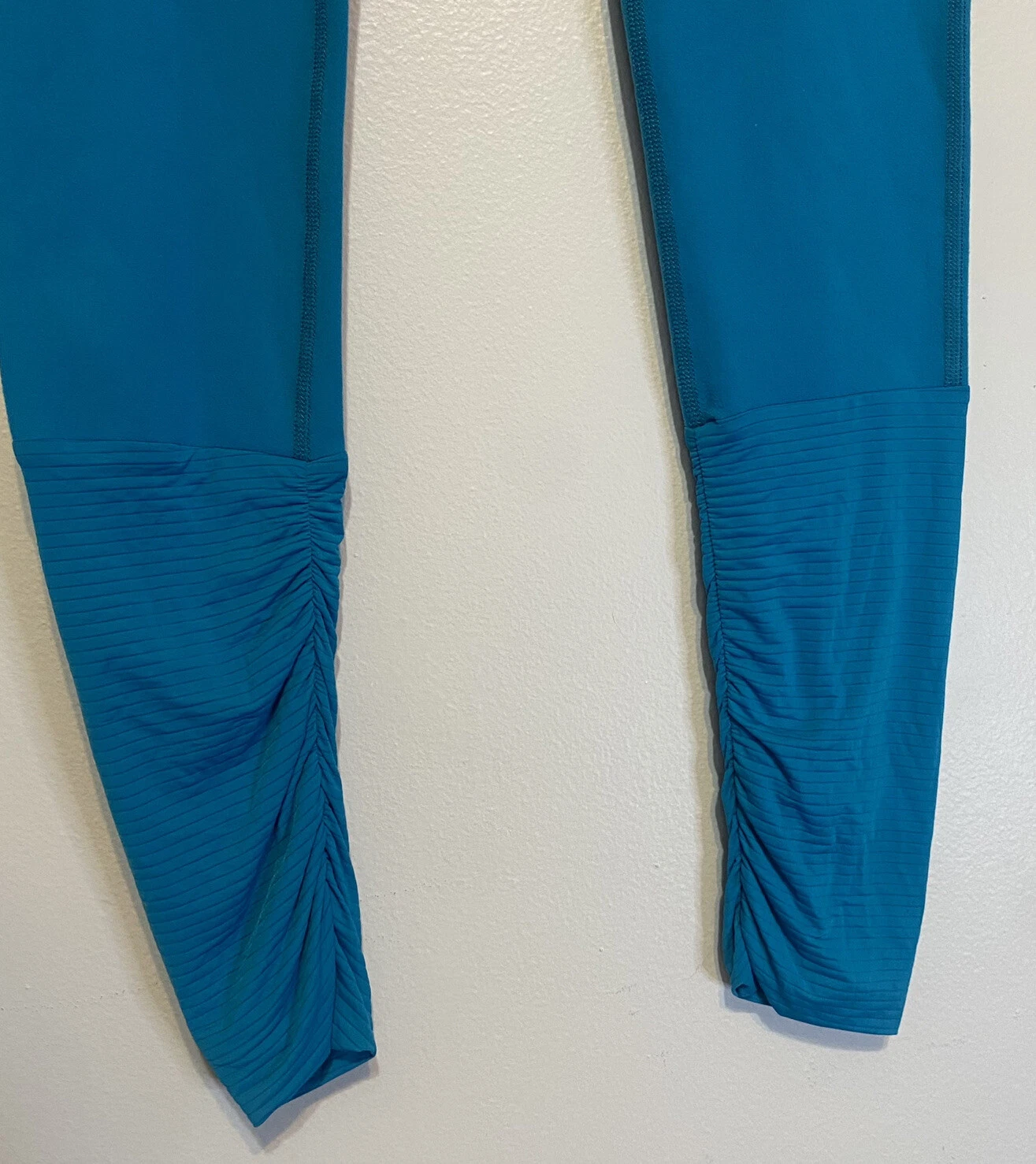 beyond-yoga essential waistband side gather ruched leggings