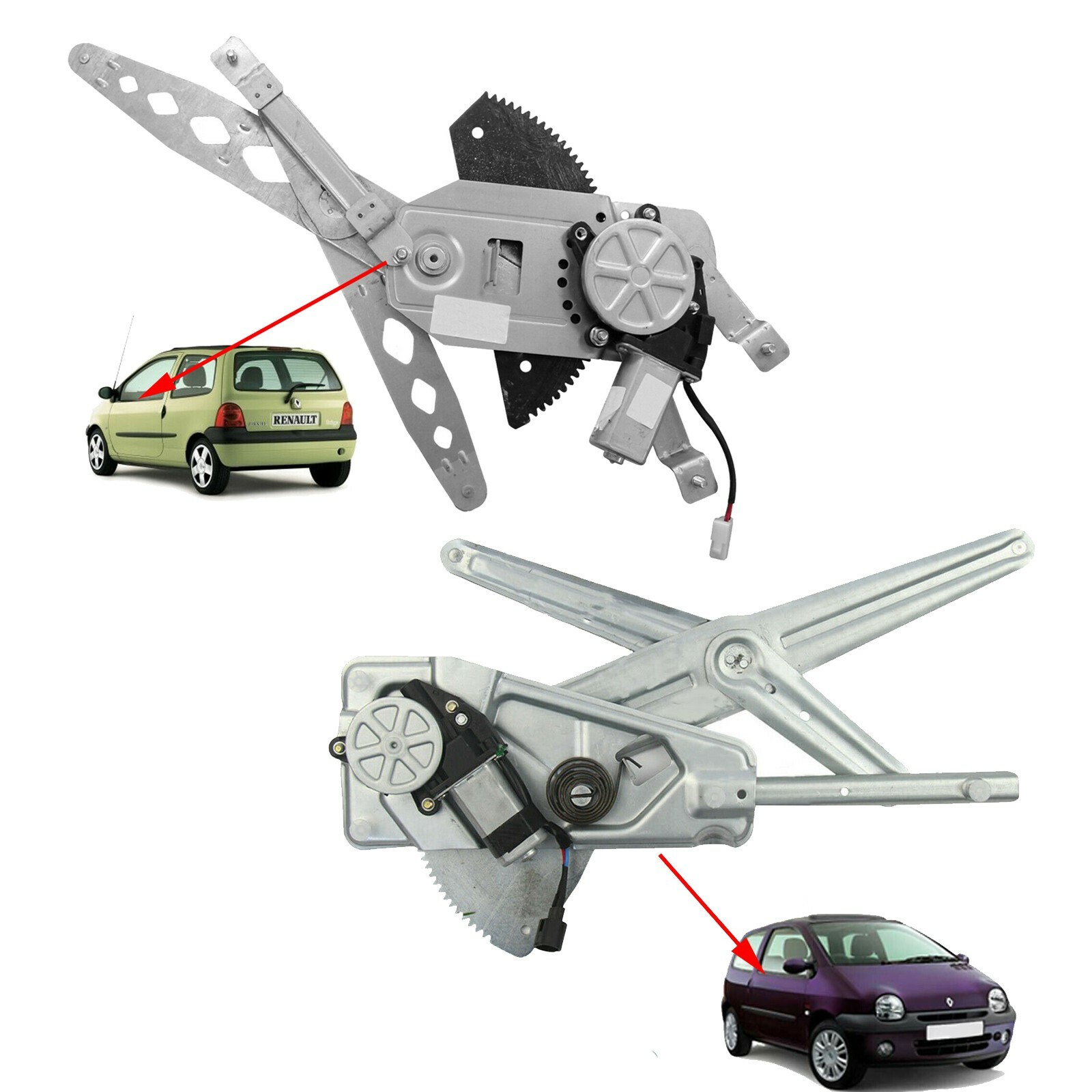 Lève Vitre Avec Moteur Twingo Silencieux Côté Conducteur Passager