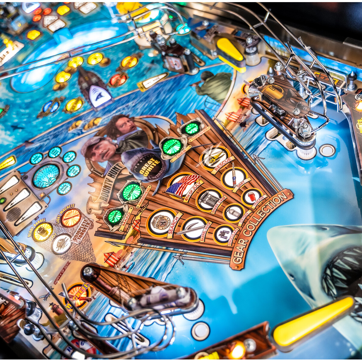 Stern Jaws Premium Pinball Machine With Installed Shaker Motor