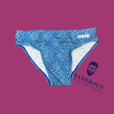 Arena men royal blue Kikko Swim Brief bikini swimwear swimsuit size 36