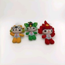 Beijing Olympics 2008  Mascot Soft Plush Toys Bundle Of 3. Collectable.