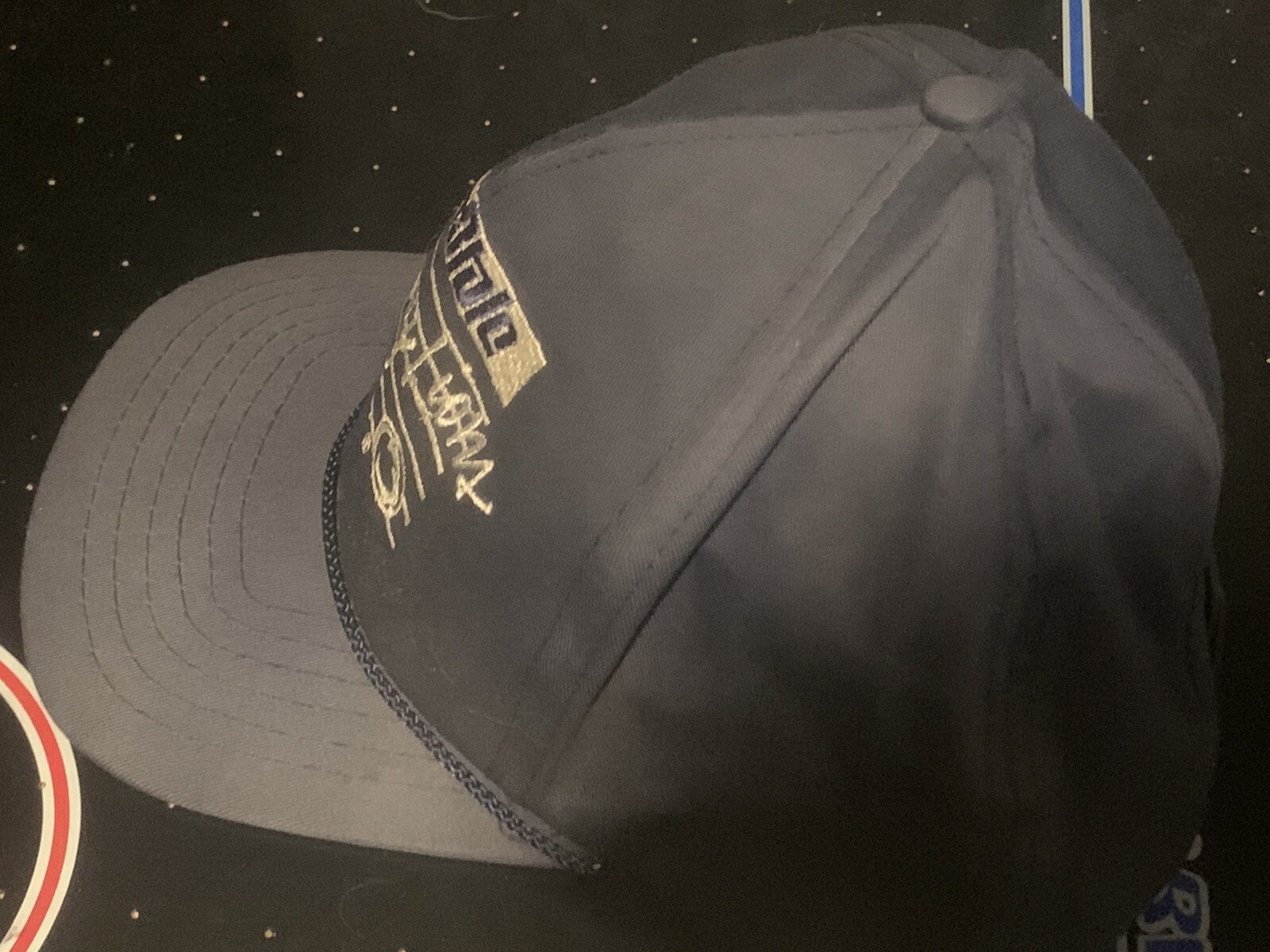 Cappello berretto snapback VINTAGE Penn State University prima fila raro licenza NCAA