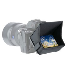 NICEYRIG 2x A7M3 LCD Screen Nylon Sunhood for Sony A7 II A7III A9 Series Cameras