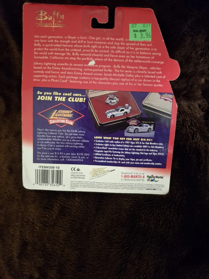 Buffy Vampire Slayers Johnny Lighting 1/64 Spikes Desoto - Image 2 of 2