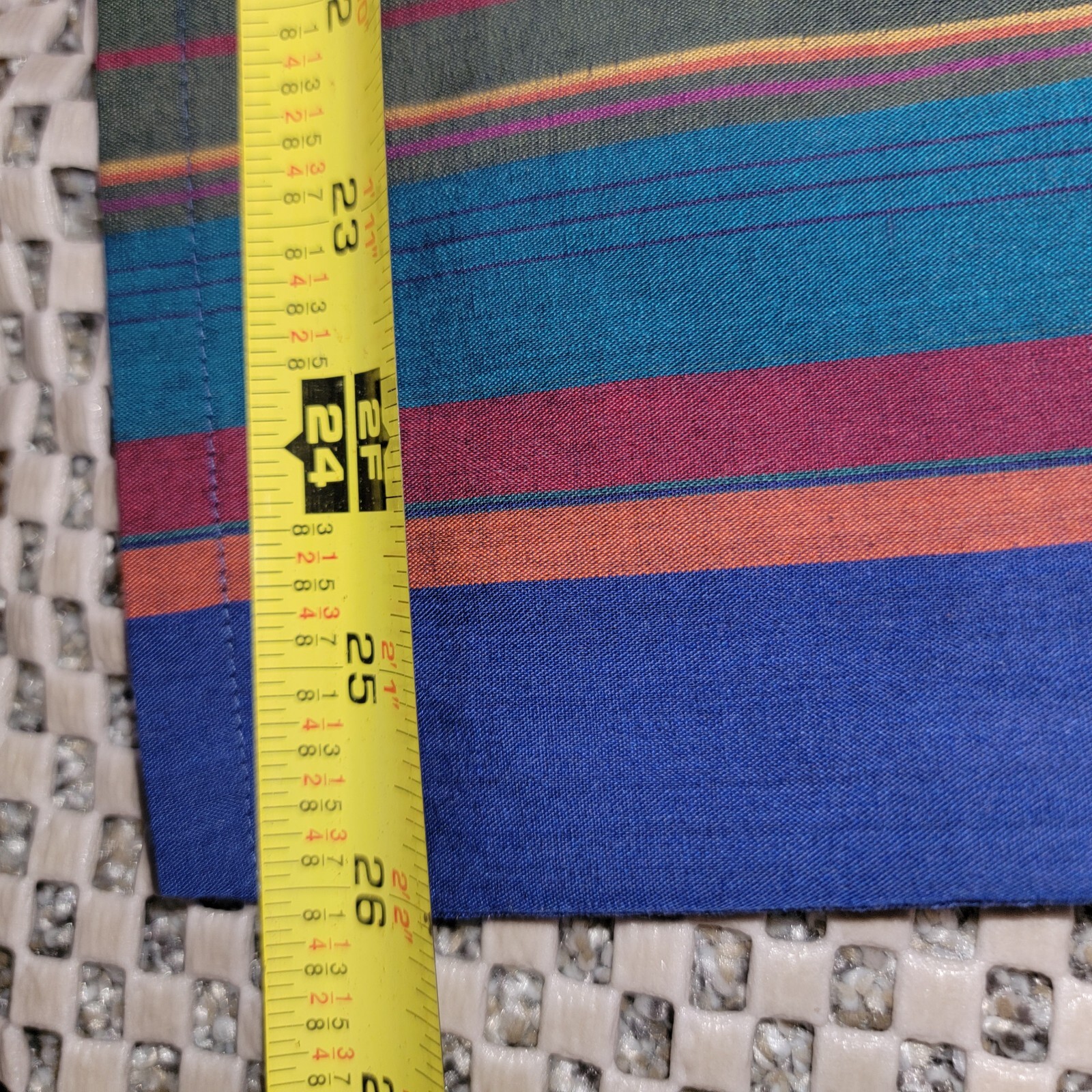 Arrow Multicolored Striped Button Down Shirt Sz. … - image 8