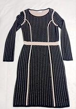 Calivin Klein - Knit Professional Black and Pink Dress sz Med