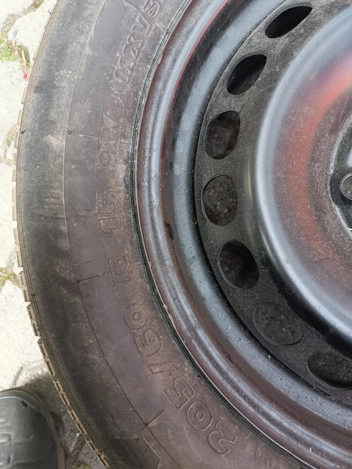 Audi A4 B5 VW Passat 3B B5 Ersatzrad 6Jx15 Stahlfelge 205/60R15 91V 8D0601027 - Bild 3 von 4