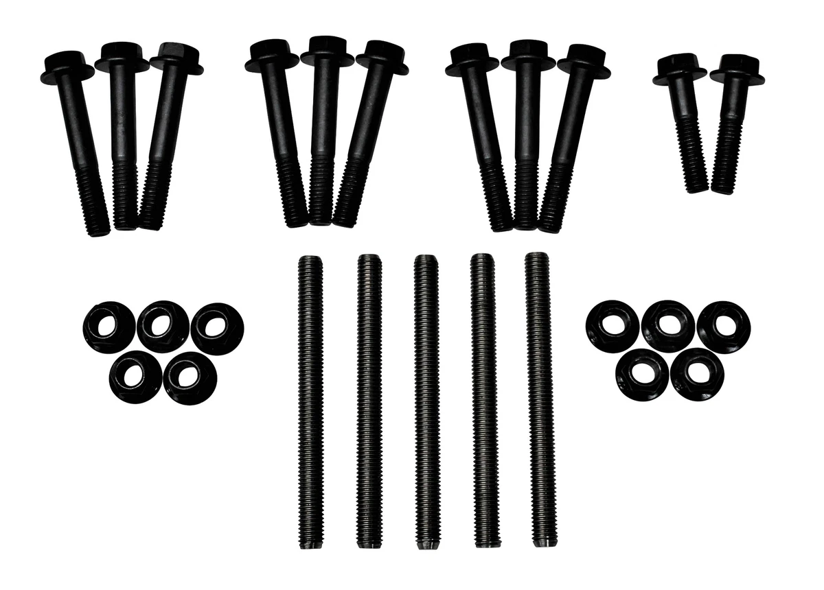 TrackTech Exhaust Manifold Bolt Kit For Ford Powerstroke, 45 OFF