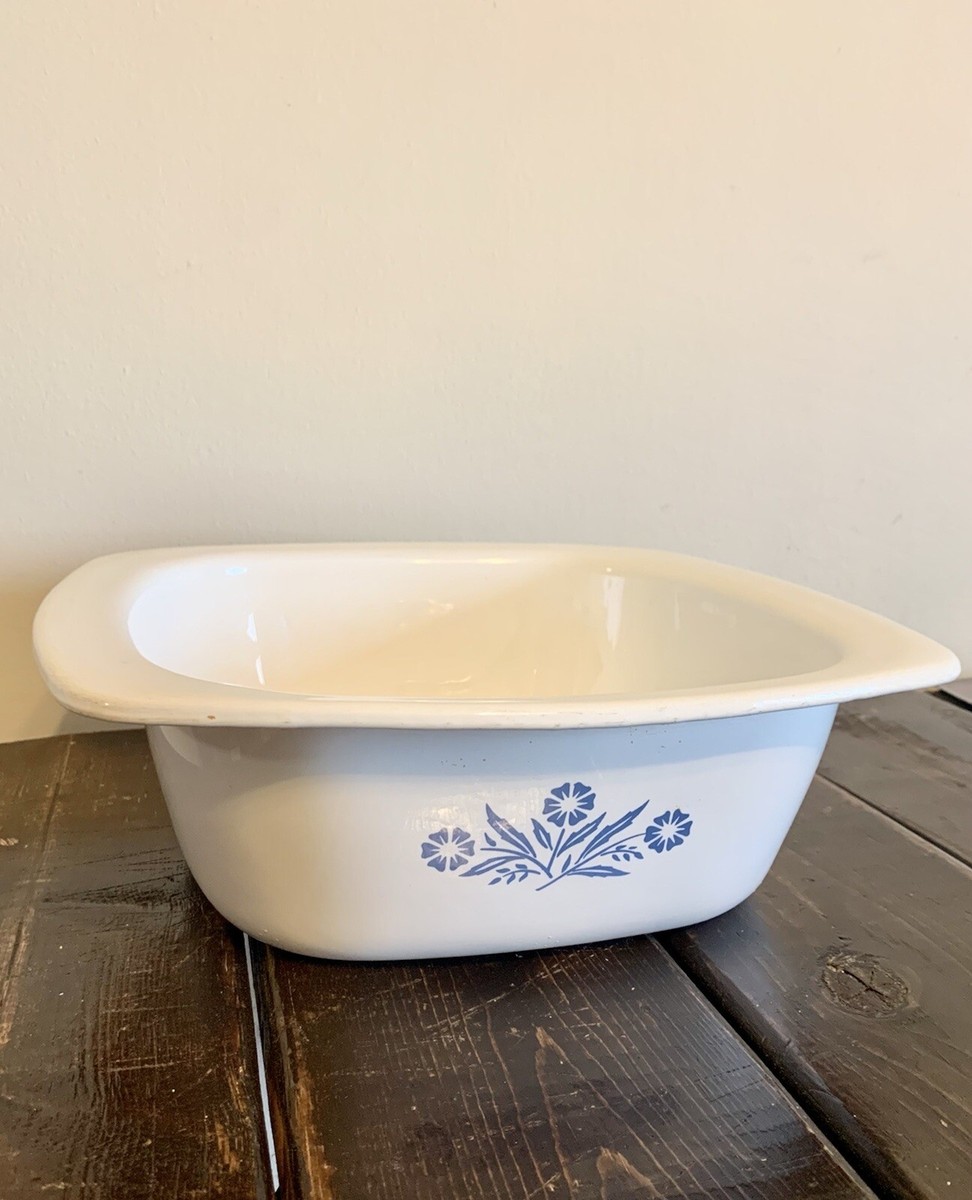 Corning ware Vintage Blue Cornflower P 34 Dutch Oven 16 Cups