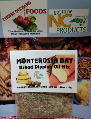 Monterossa Bay Bread Dipping Oil Mix (2 mixes)Garlic Bread, Shrimp Chicken Pasta