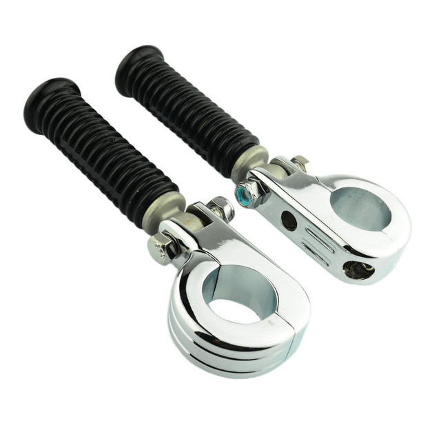 Chrome 38mm Engine Guard Highway Crash Bar Footrest Footpeg Mount Motorcycle eBay