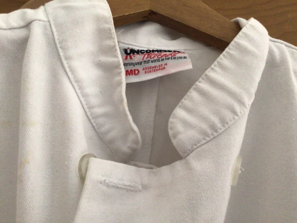 Chef Jacket Uncommon  Threads Santorini White  Medium  - Image 2 of 3