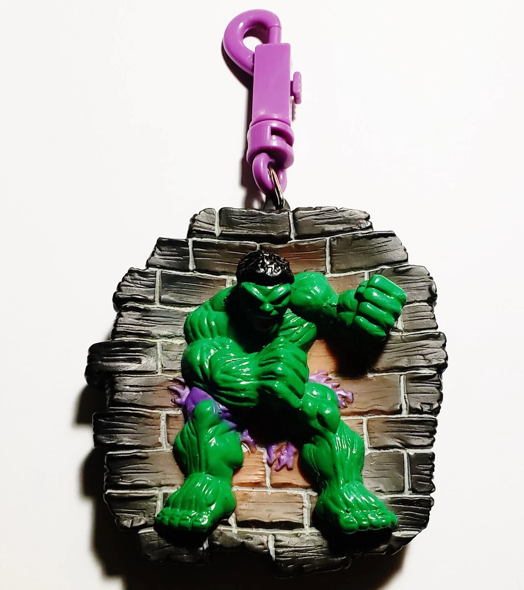 Vintage 2003 Kellytoy The Incredible Hulk Keychain Backpack Hanger Coin Marvel