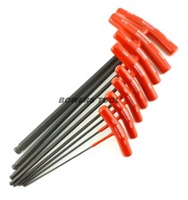 Bondhus T Handle Ball End Hex Wrench Set Metric MADE IN USA 13187 T-Handle