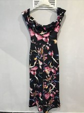 Coast Floral 3/4 Length Jumpsuit Wedding Occasions Suit All In One Size 8 Ladies